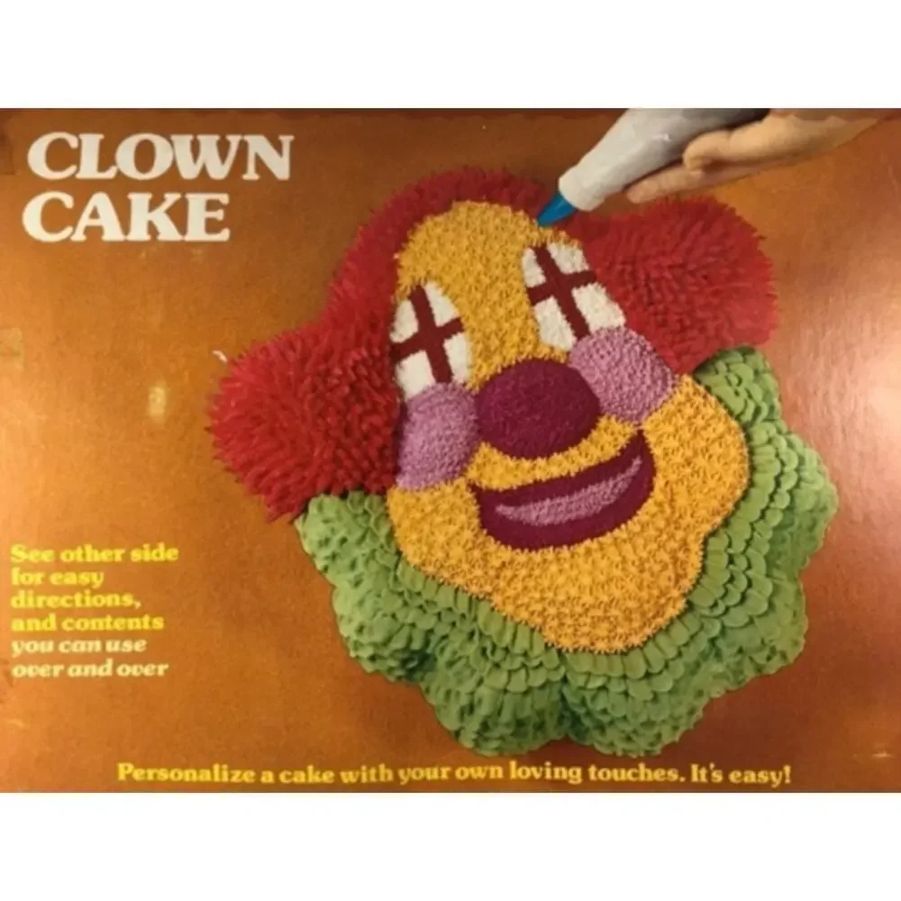VTG 1974 Wilton Happy Face Clown Head Cake Pan Tin Mold l Qty: 1